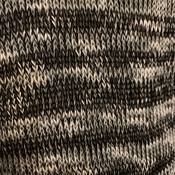 Charcoal Gray Cold Shoulder Ladder Sleeve Knit Top NWT - Picture 8 of 10